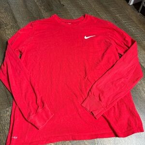 ⭐️5 for $25⭐️ Nike Men's Red Long Sleeve Shirt